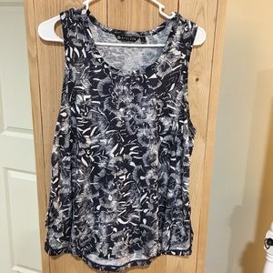 Athleta Breezy Racerback Tank Floral